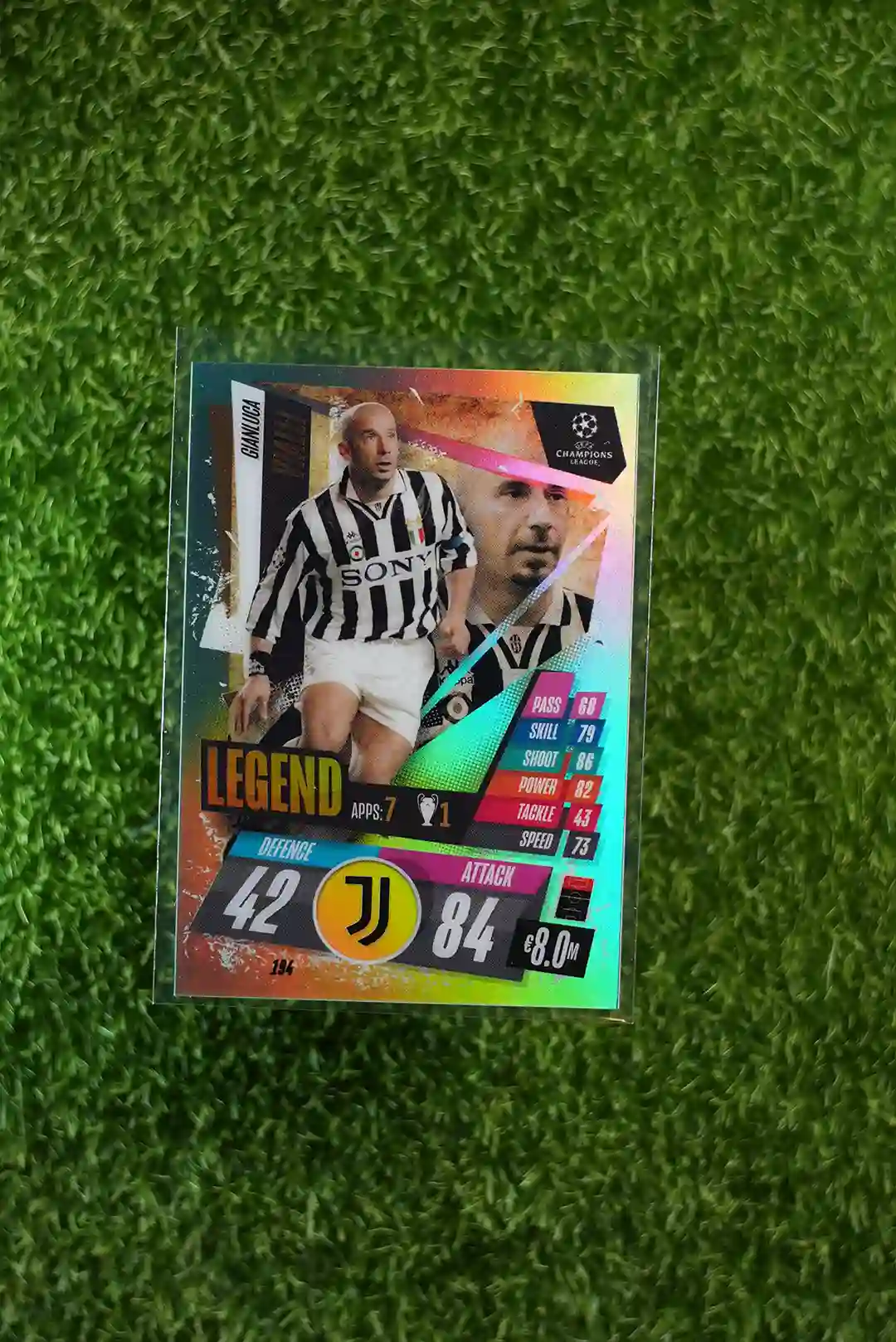 2020/21 Topps Match Attax Gianluca Vialli Legend 010/099