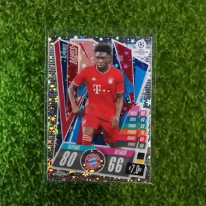 2021 Topps Match Attax Champions League Alphonso Davies Base Chrome