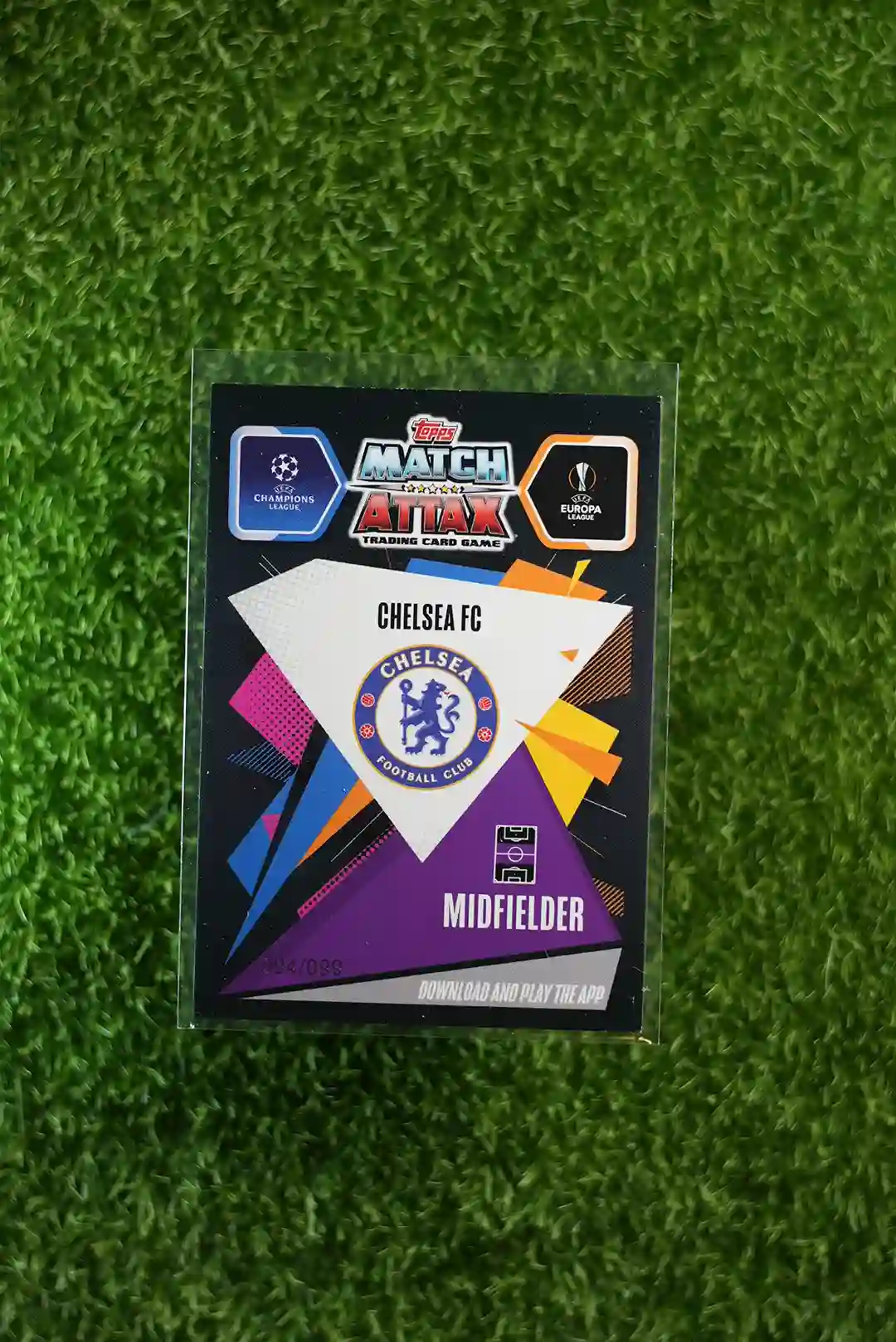 2020 Topps Match Attax UCL/UEL Hakim Ziyech Green Chrome 006/099 - Image 2