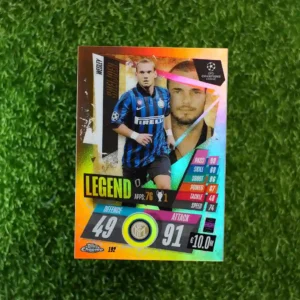 2021-22 Topps Match Attax Chrome Wesley Legend 003/025