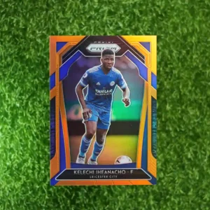 2020/21 Panini Prizm Kelechi Iheanacho Orange Parallel #135