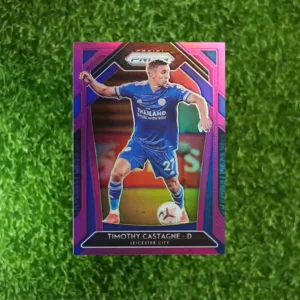 2020/21 Panini Prizm Timothy Castagne Pink Parallel #122