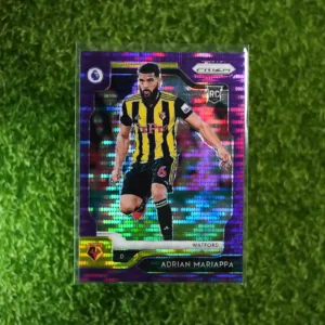 2019-20 Prizm Premier League Soccer Adrian Mariappa Purple Prizm RC
