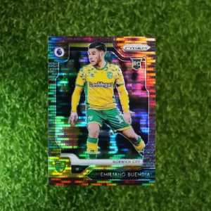2019-20 Prizm Premier League Soccer Emiliano Buendia RC Shimmer 283 06/20