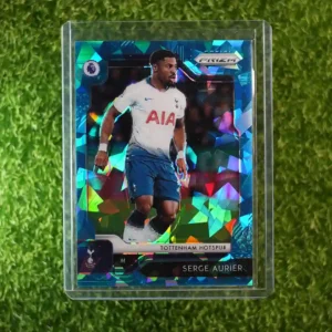 Serge Aurier - 2019-20 Panini Prizm Premier League Soccer Blue Shimmer Prizm (43/75)