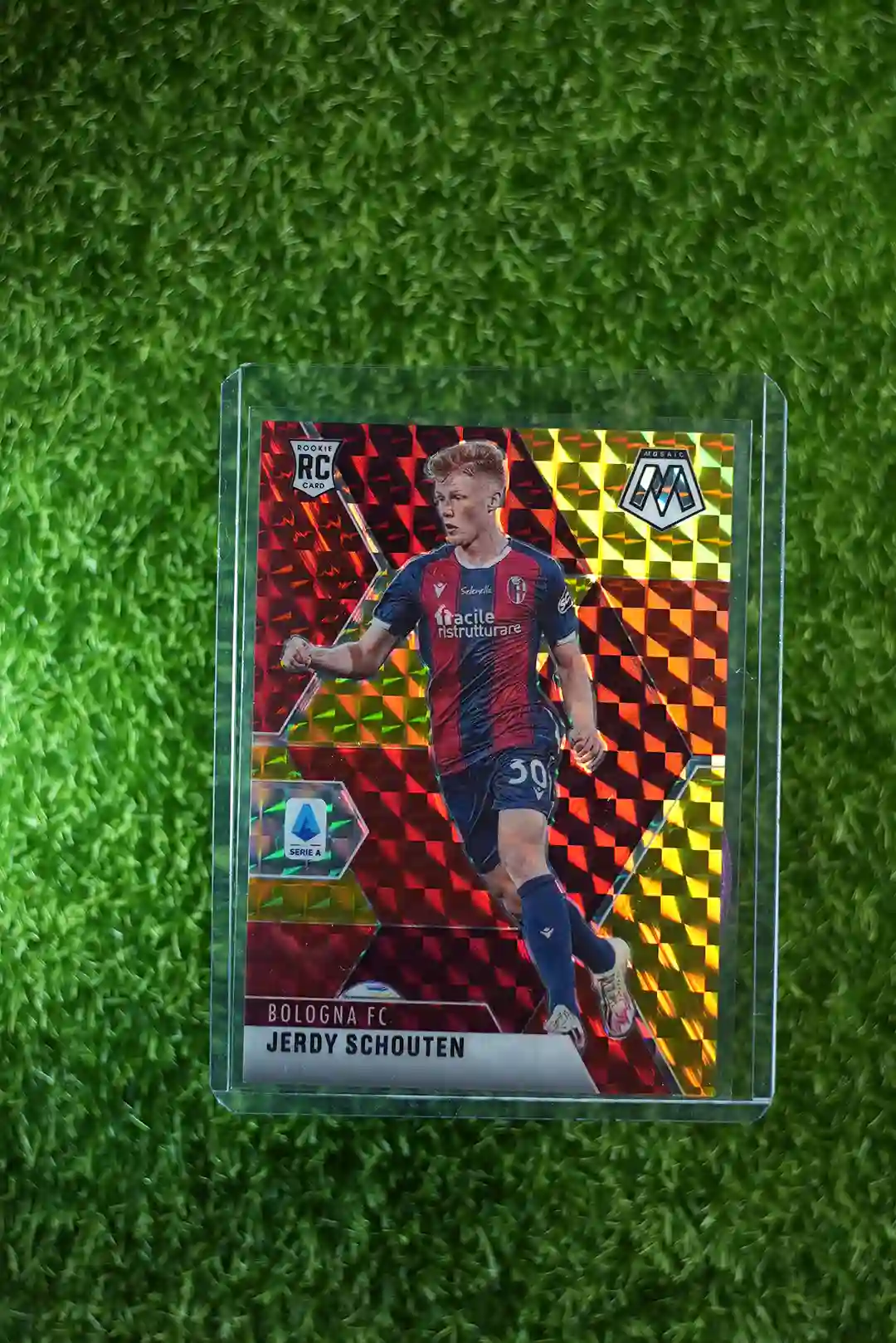 2020-21 Panini Mosaic Serie A Soccer Jerdy Schouten RC 37/99