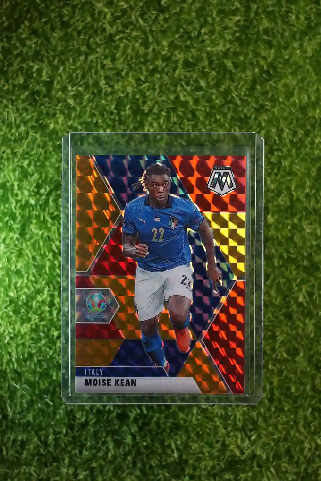 2021 Mosaic UEFA Euro Soccer Moise Kean Mosaic Parallel 25/88