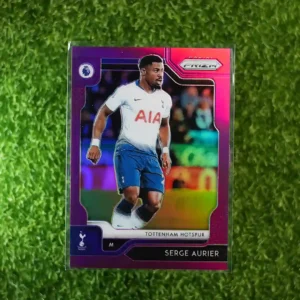 2019 Panini Prizm Premier League Soccer Serge Aurier Purple Prizm 190 40/99