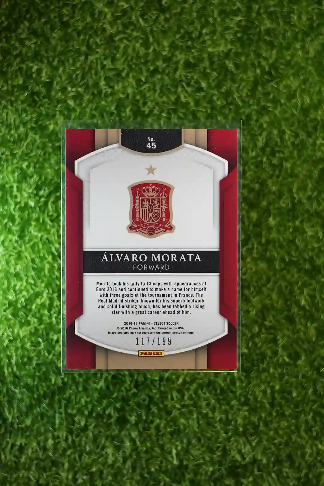 2016-17 Select Soccer Álvaro Morata Base 117/199 - Image 2