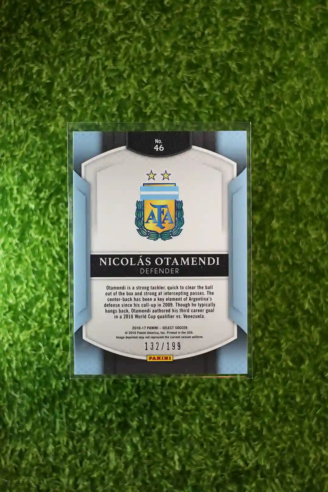 2016-17 Panini Select Soccer Nicolas Otamendi No 46 132/199 - Image 2