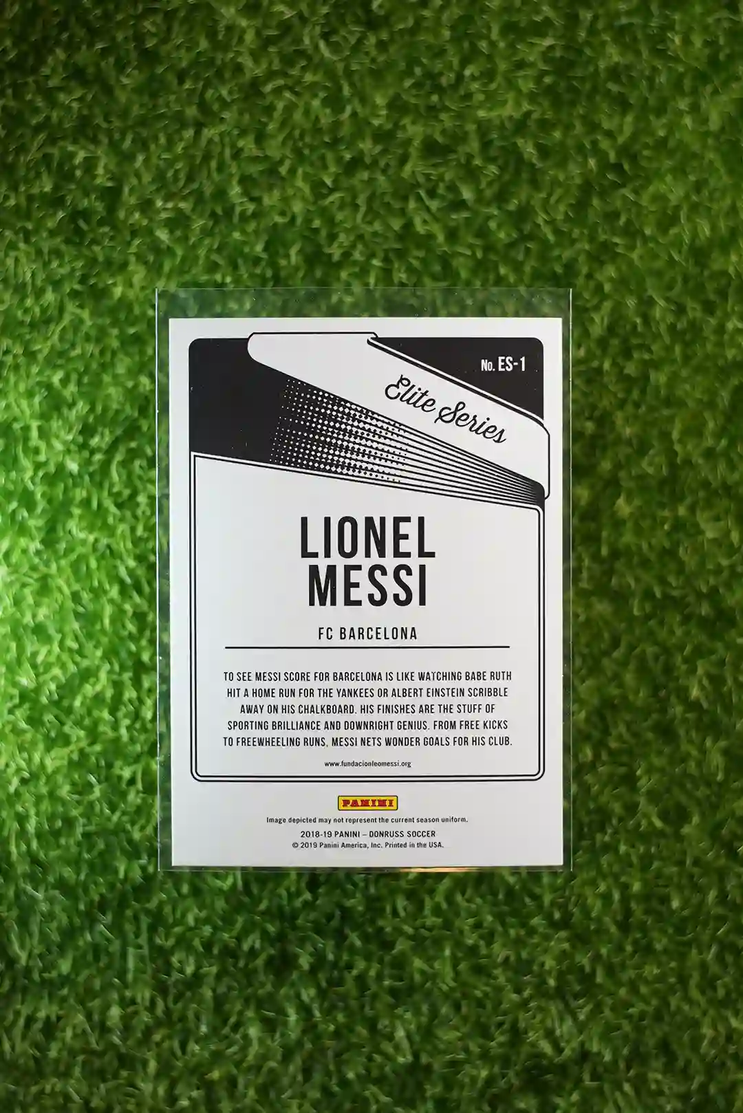 2018 Donruss Lionel Messi Elite Series ES-1 - Image 2