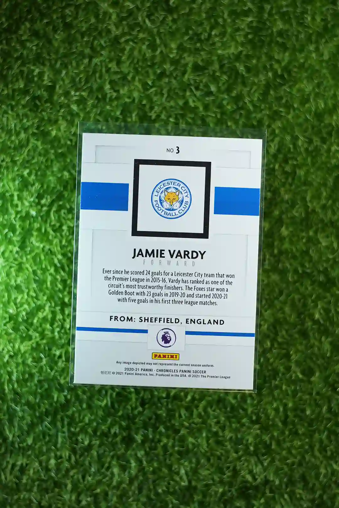 2020 Chronicles Jamie Vardy Base 3 - Image 2