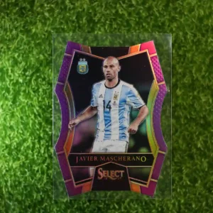 2016-17 Panini Select Soccer Javier Mascherano Purple Prizm Parallel