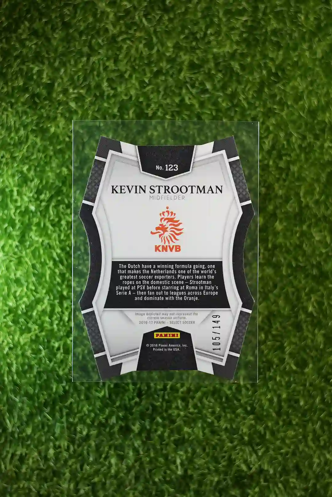 2016 Select Soccer Kevin Strootman Parallel 105/149 - Image 2