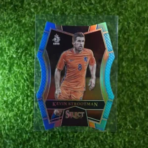 2016-17 Panini Select Soccer Kevin Strootman Blue/Teal Prizm Parallel