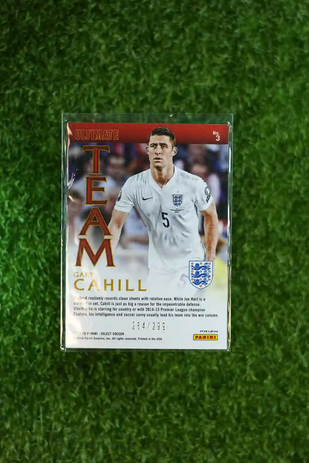 2015-16 Select Soccer Gary Cahill Ultimate Team 234/299 - Image 2