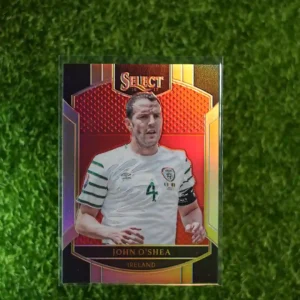 2016-17 Panini Select Soccer John O'Shea Red Prizm 160/199