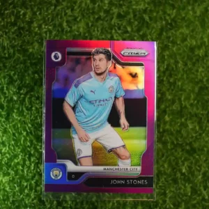 2019 Prizm Premier League Soccer John Stones Pink Prizm 90/99