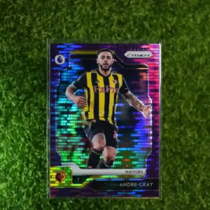 2019-20 Prizm Premier League Soccer Andre Gray Purple Shimmer Prizm 43/75
