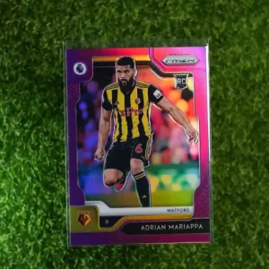 2019-20 Prizm Premier League Soccer Adrian Mariappa Pink Shimmer Prizm RC 63/99