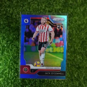 2019 Prizm Premier League Soccer Jack O'Connell RC Blue Prizm 078/199