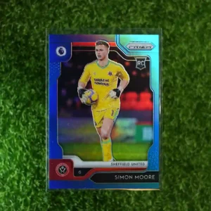 2019 Prizm Premier League Soccer Simon Moore RC Blue Prizm 075/199