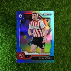 2019 Prizm Premier League Soccer Enda Stevens RC Blue Prizm 010/199