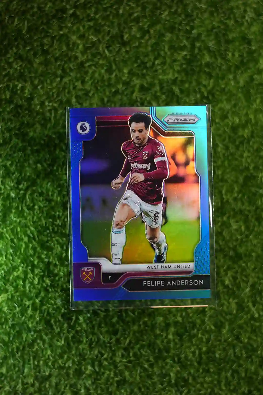 2019-20 Panini Prizm Premier League Soccer Felipe Anderson Blue Prizm 063/199