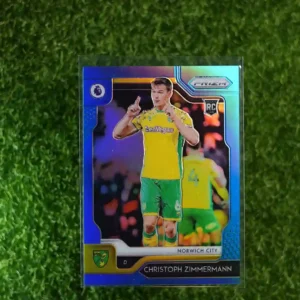 2019-20 Prizm Premier League Soccer Christoph Zimmermann Blue Prizm RC 040/199