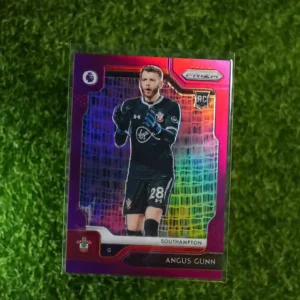 2019-20 Prizm Premier League Soccer Angus Gunn Purple Prizm RC 38/99