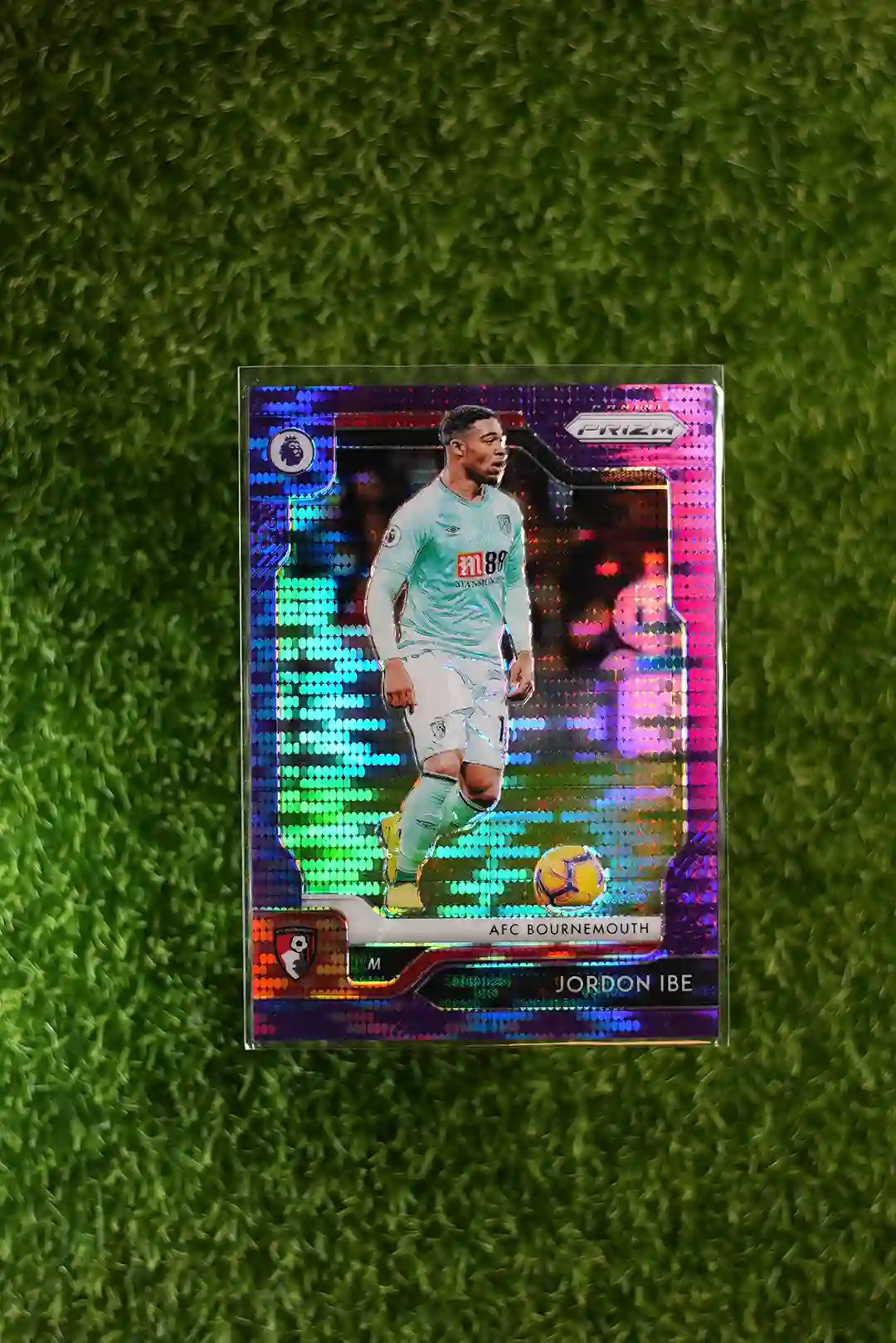 Jordon Ibe - AFC Bournemouth - 2019-20 Panini Prizm Premier League Soccer Purple Prizm