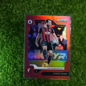 2019 Panini Prizm Premier League Soccer Steve Cook Red Prizm 078/149