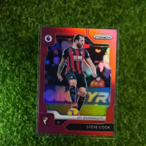2019 Panini Prizm Premier League Soccer Steve Cook Red Prizm 088/149