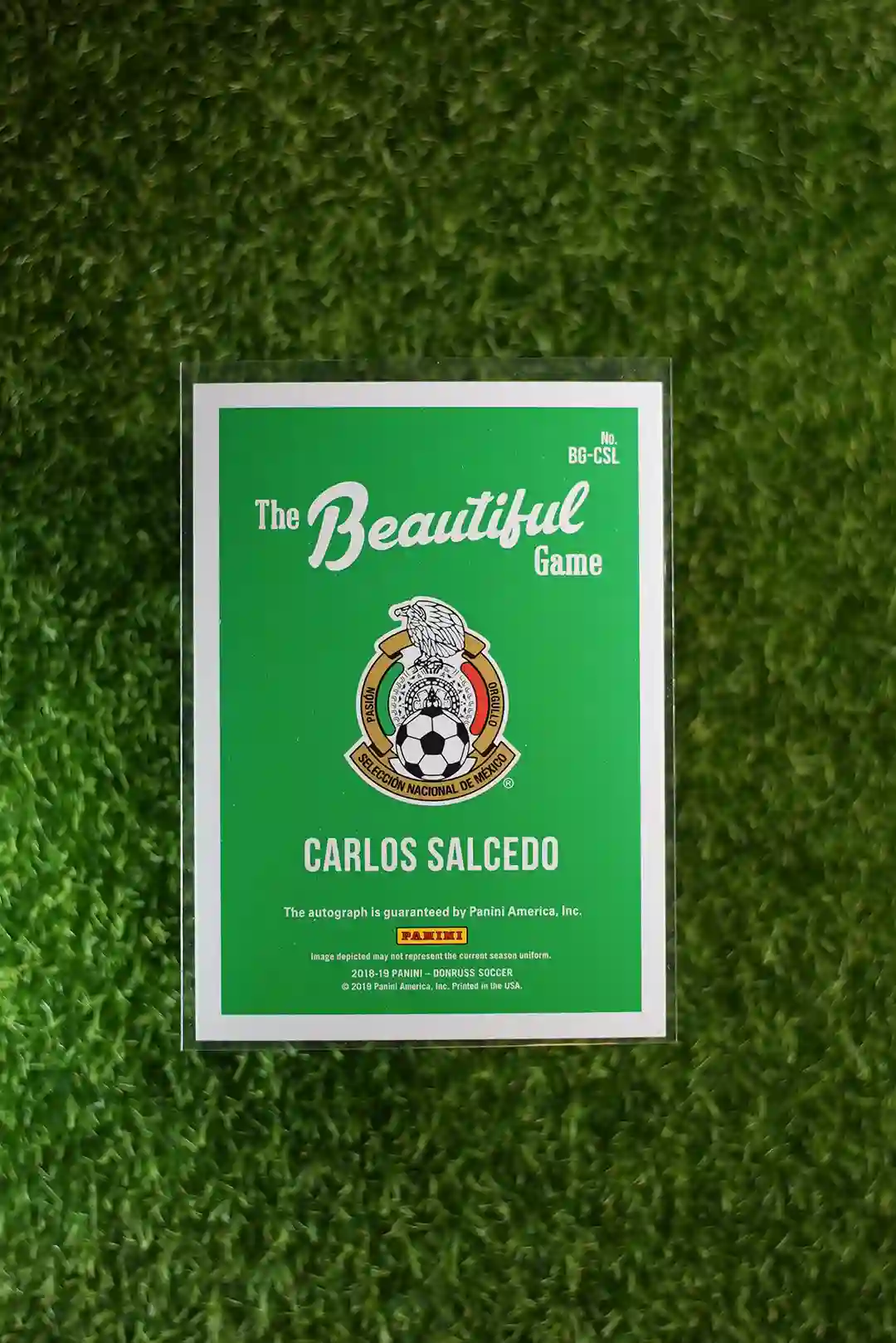 2018-19 Donruss Carlos Salcedo The Beautiful Game - Image 2