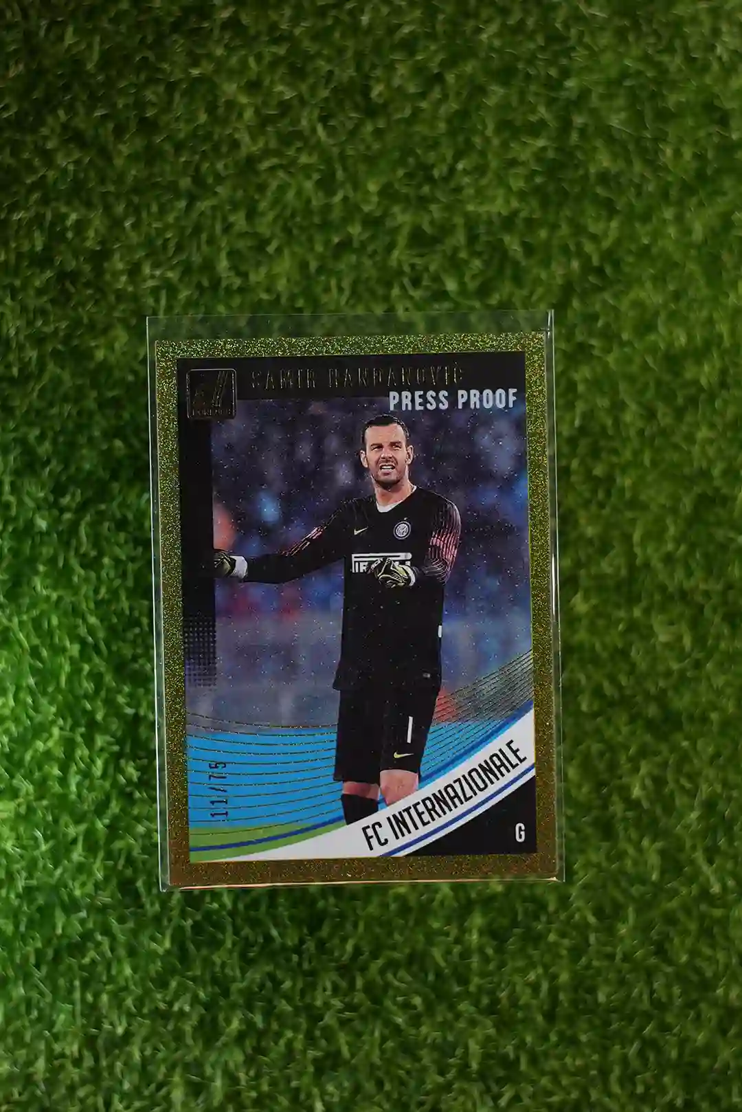 2018-19 Donruss Samir Handanovic Press Proof 12/75