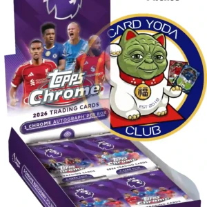 Card Yoda Break #1 | 2026 Topps Chrome EPL Hobby Box 4 boxes