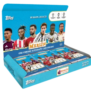 2024-25 Topps Chrome UEFA Club Champions Merlin Soccer Hobby Box Break