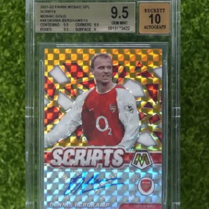 2021 bergkamp mosaic gold bgs 9.5 07/10
