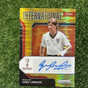 2022 Panini England Gary Lineker International Ink I-GL Auto, Prizm  10/10